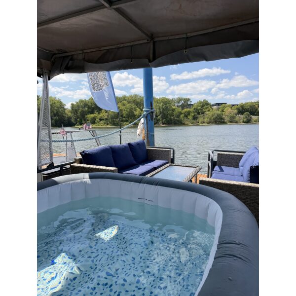 Private, Dock Side, Hot Tub Pontoon Rental